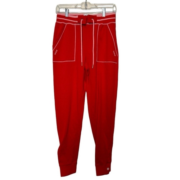 NWT Wknd Nation Red Jogger Pants Size Small - Picture 1 of 12